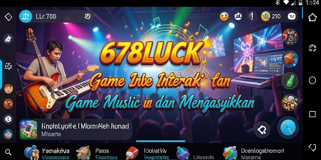 Screenshot gameplay 678LUCK menampilkan pemain yang menikmati pengalaman musik interaktif.