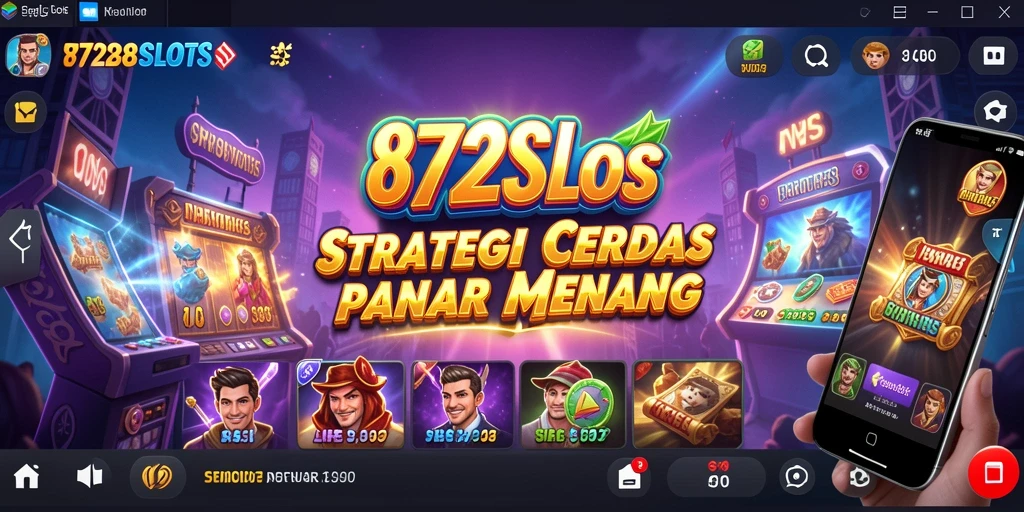 Screenshot menarik dari gameplay strategis 8728SLOTS.