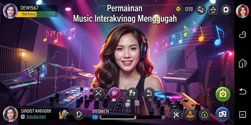 Tampilan gameplay DEWI567 yang memukau dan interaktif.