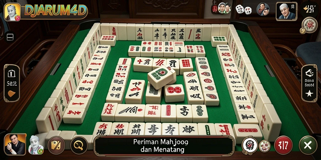 Screenshot DJARUM4D menampilkan aksi seru dalam permainan Mahjong.