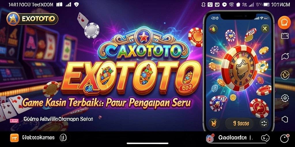 Screenshot gameplay EXOTOTO menunjukkan aksi seru dan menegangkan di Kasino.