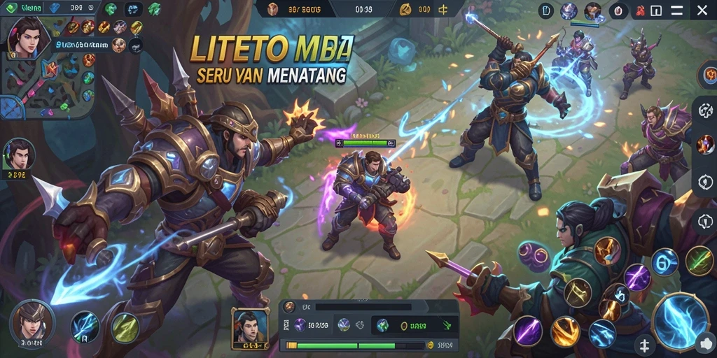 Tampilan gameplay seru dan karakter unik dari LITETOTO.