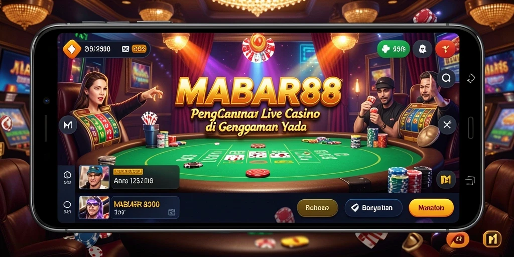 Tampilan gameplay Live Casino yang menarik di MABAR88.