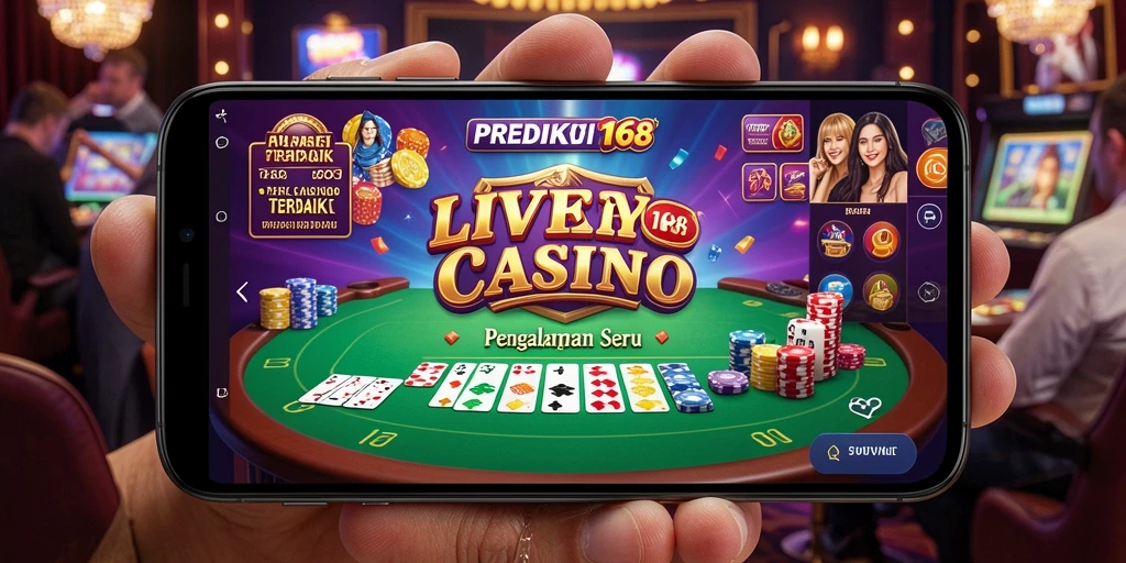 Tampilan menarik dari gameplay Live Casino PREDIKSI168.
