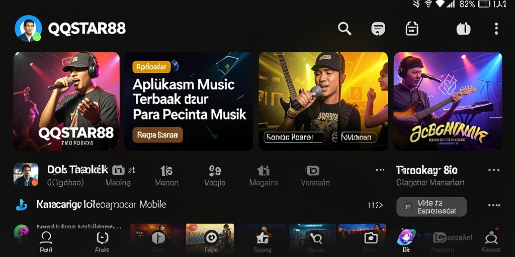 Tampilan gameplay musik yang seru dan interaktif.