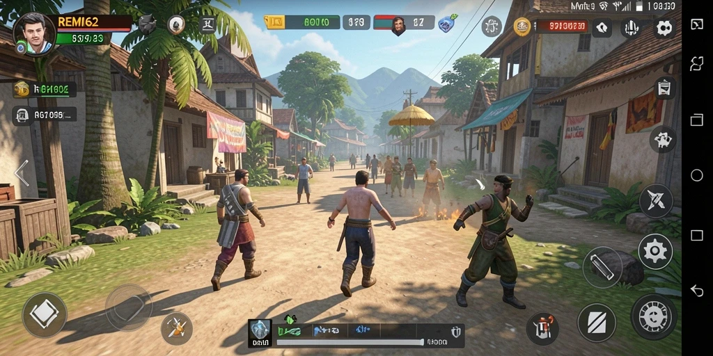 Screenshot gameplay REMI62 menampilkan interaksi yang dinamis dan grafis menawan.
