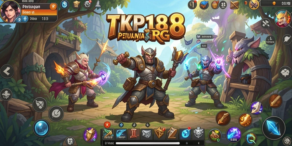 Tampilan gameplay seru di dalam TKP188 yang penuh petualangan.