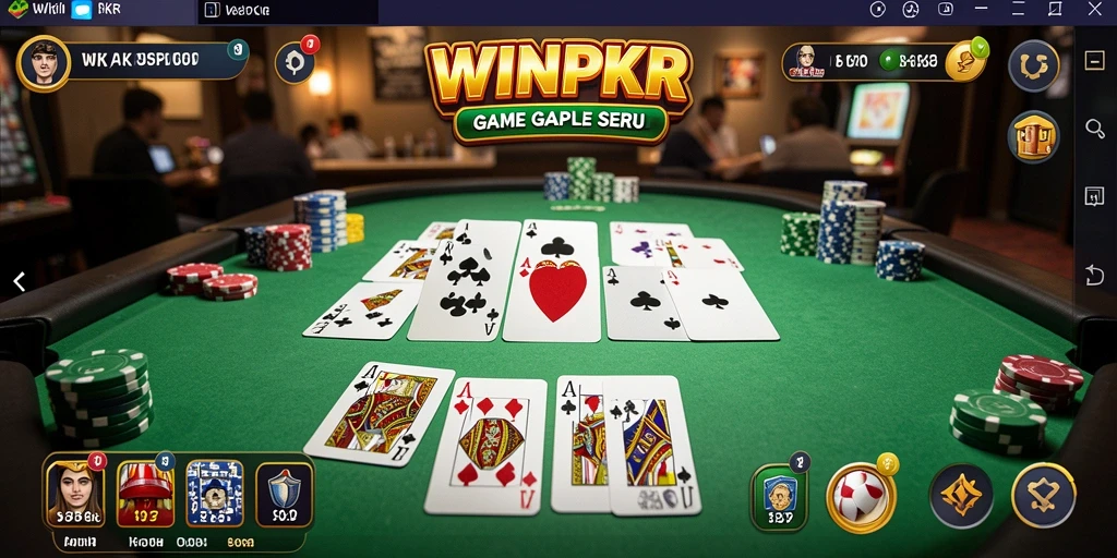 Tampilan gameplay Gaple yang seru dan interaktif